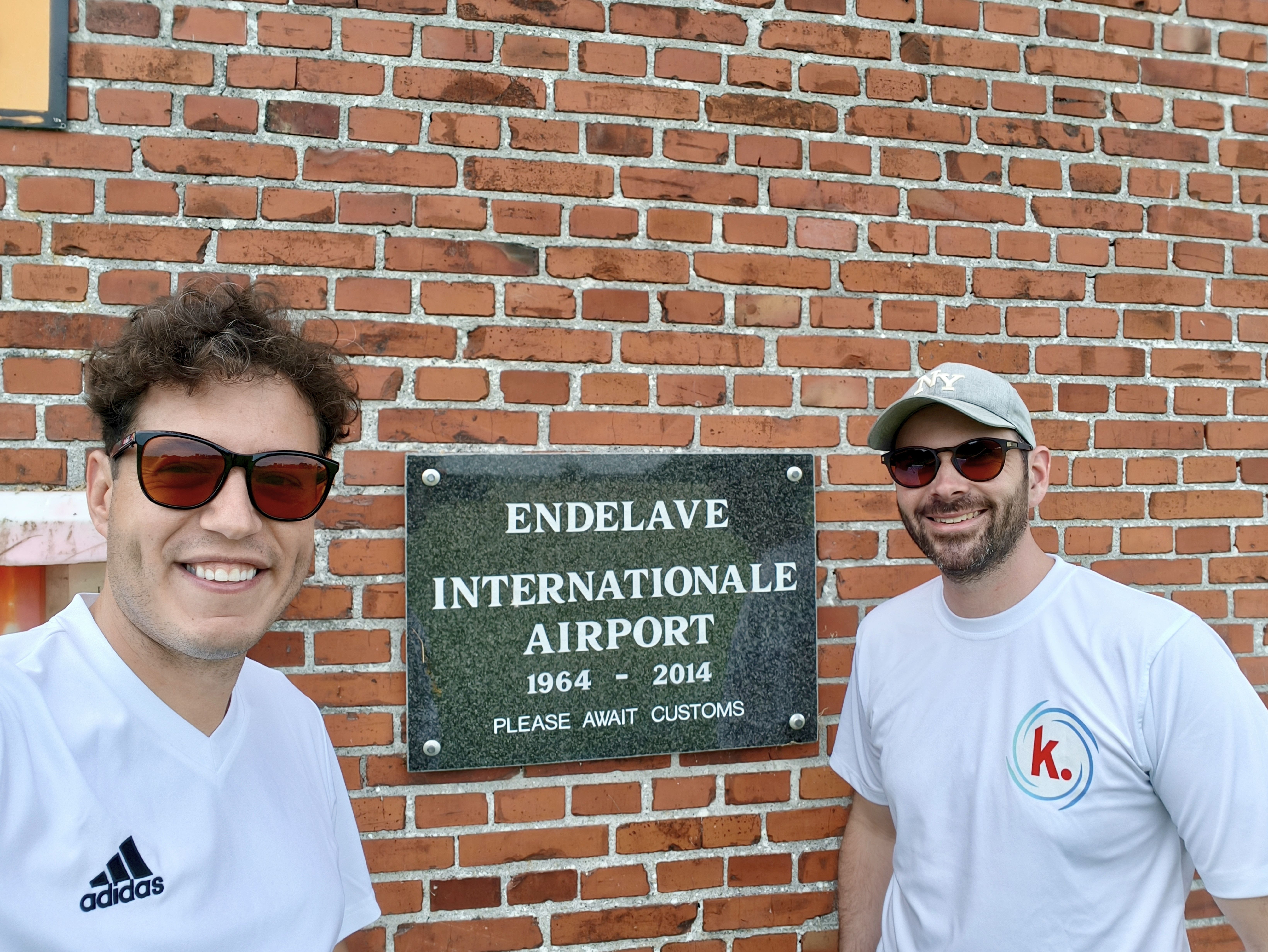 Nach der Landung auf Endelave