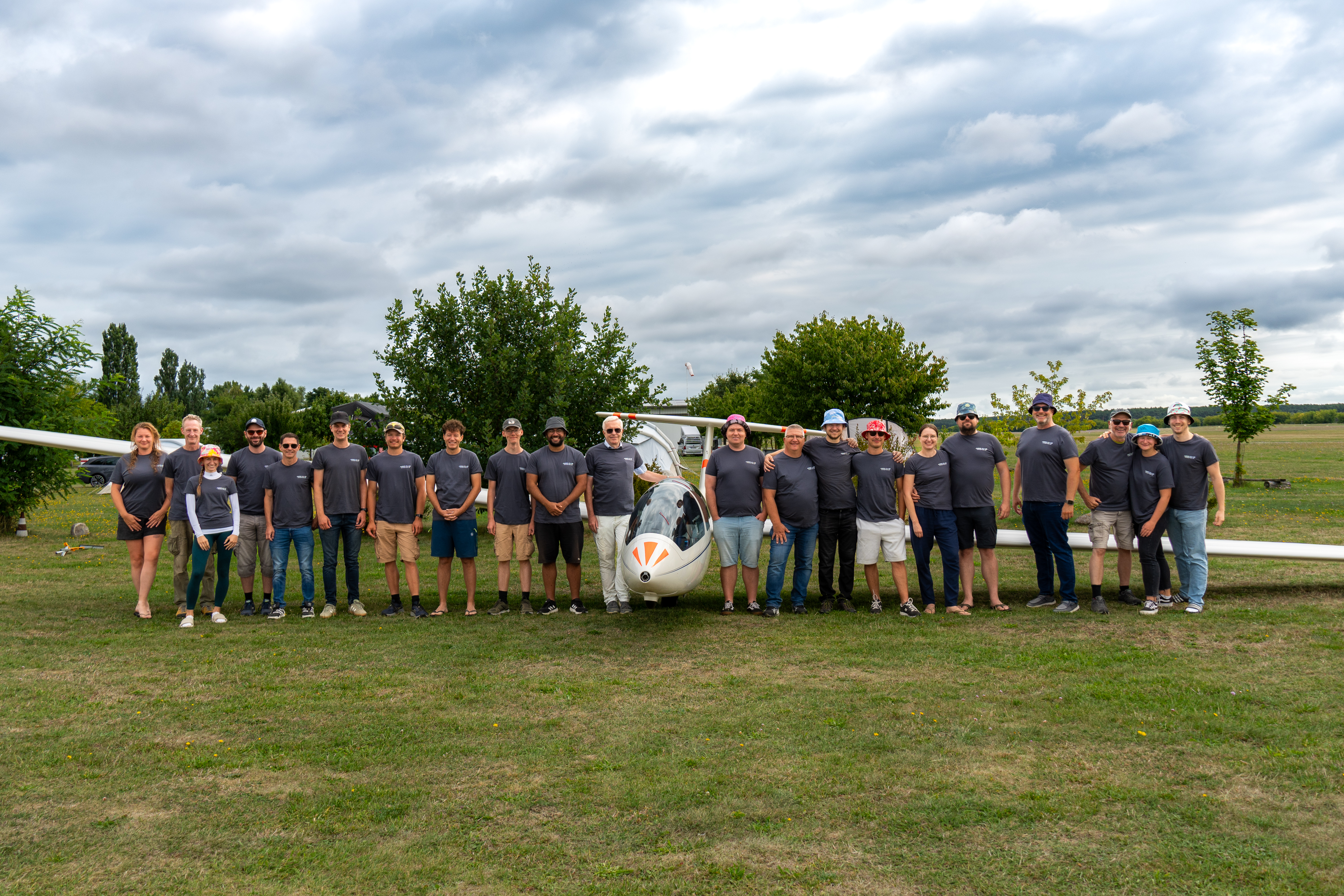 Aeroclub Krefeld Fluglager Gruppenfoto