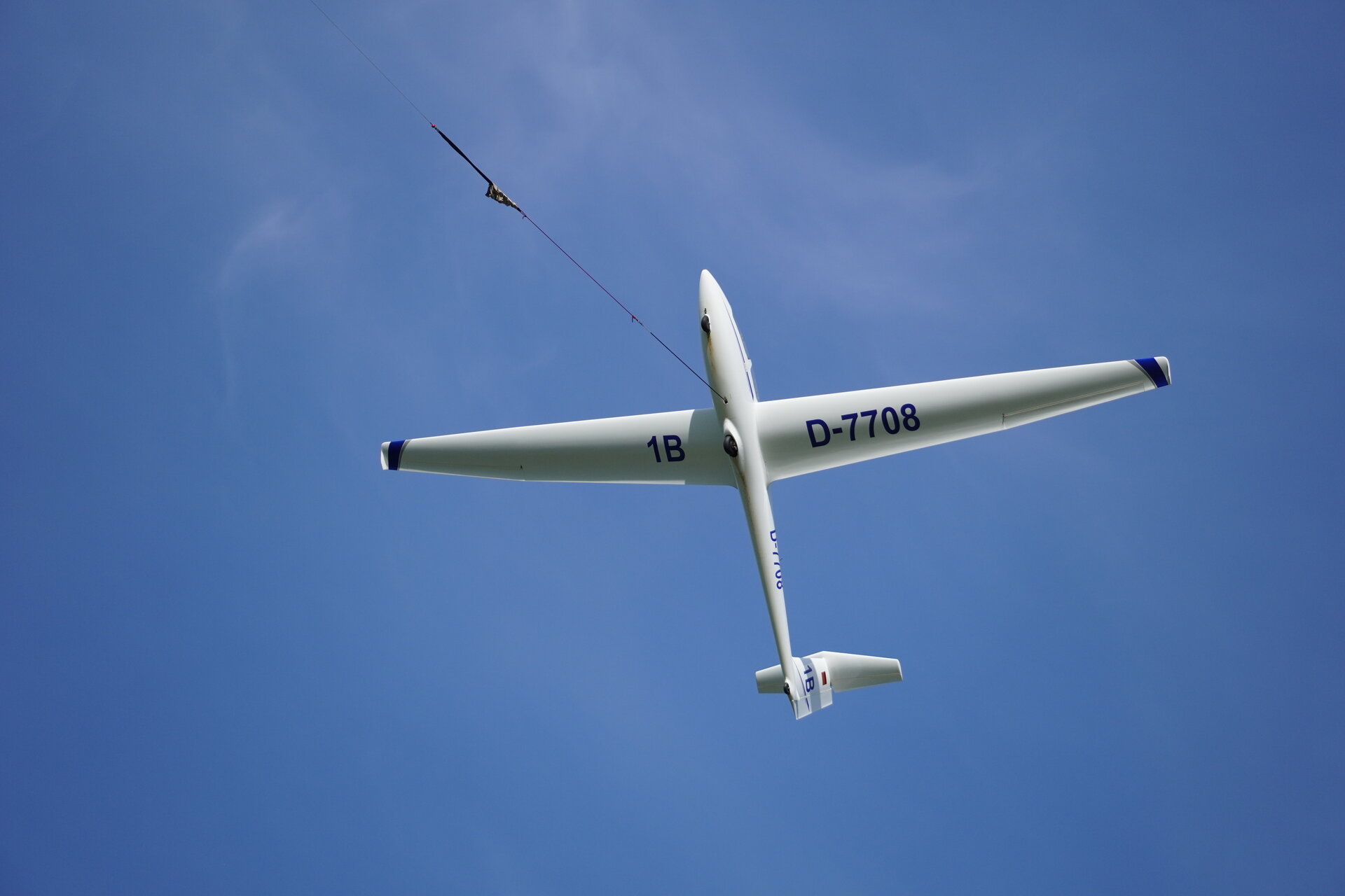 Windenstart an der Elektrowinde